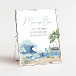 Surf Board Beach Baby Shower Mom Osa Bar Poster<br><div class="desc">Make your event special with this Baby on Board Baby Shower with our cute and lovely printable Mom Osa Bar Sign featuring adorable Surf Beach Baby Shower theme. Download,  personalize,  and create lasting memories with this perfect touch for your joyous celebration!

BS709</div>