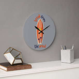 Surf Board Clock