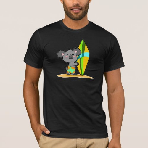 Surf Board Koala Bear Shirt