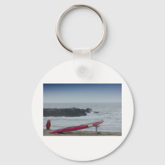Surf Board Ocean Sea Beach HDR Pictures Photos New Keychain