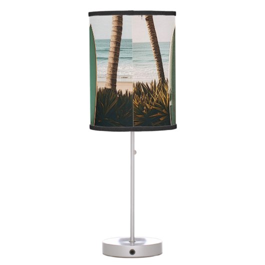 Surf Board Table Lamp (Back)
