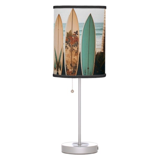 Surf Board Table Lamp (Right)