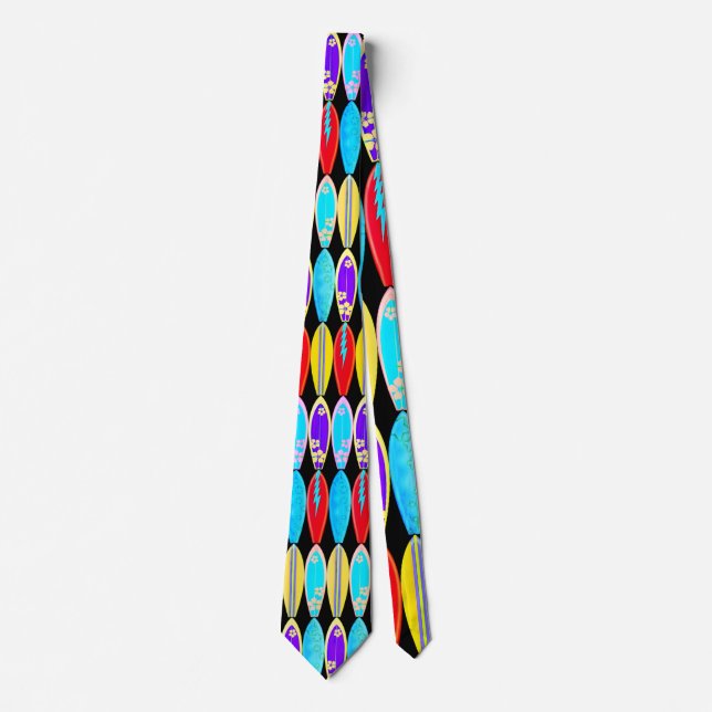 SURF BOARD TIE green blue fun (Front)