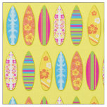 Surf Boards Cute Tropical Beach Sports Fabric