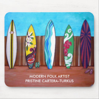 SURF BOARDS MOUSE PAD