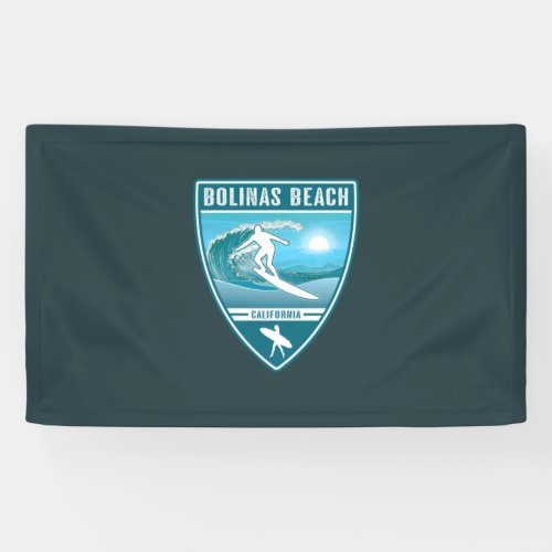 Surf Bolinas Beach California Banner