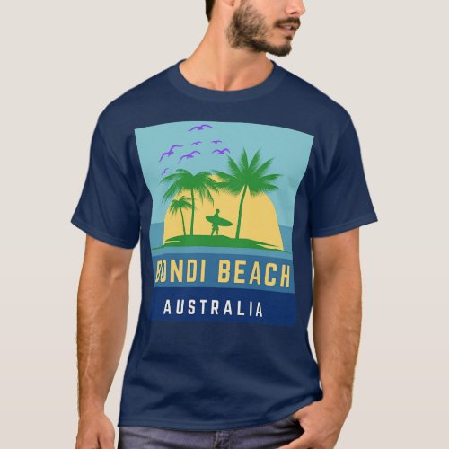 Surf Bondi Beach Australia T_Shirt