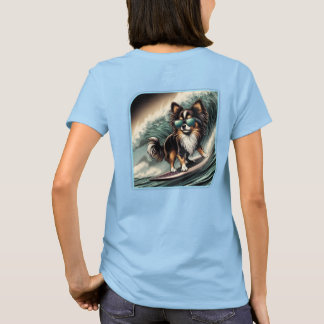 SURF Boy long-haired Chihuahua T-Shirt
