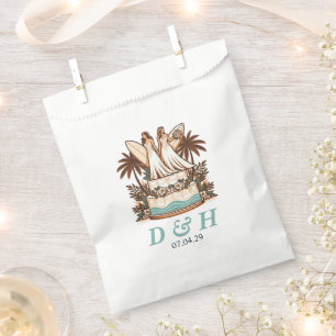Surf Brides Wedding Favor Bag