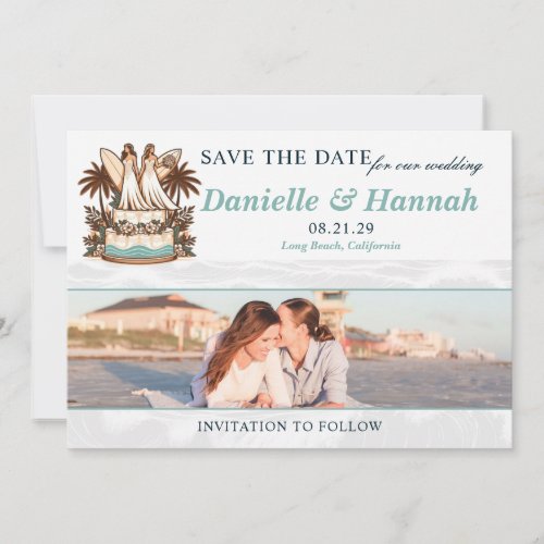 Surf Brides Wedding Save The Date