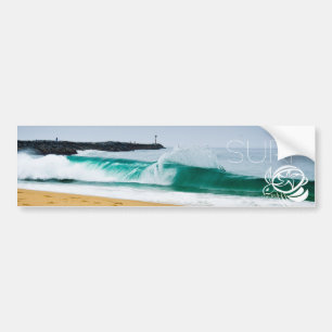 surf bumper sticker