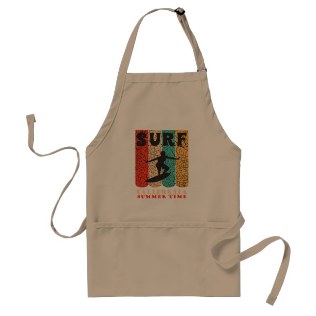 Surf California Adult Apron (Front)