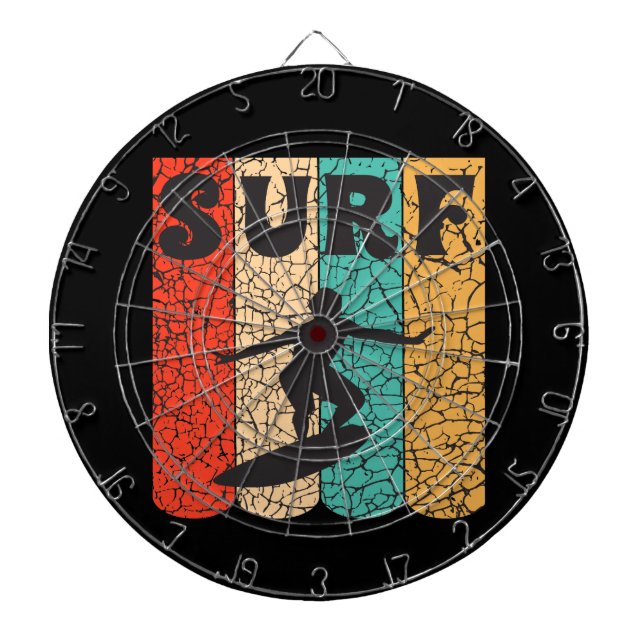 Surf California Dart Board (Front)