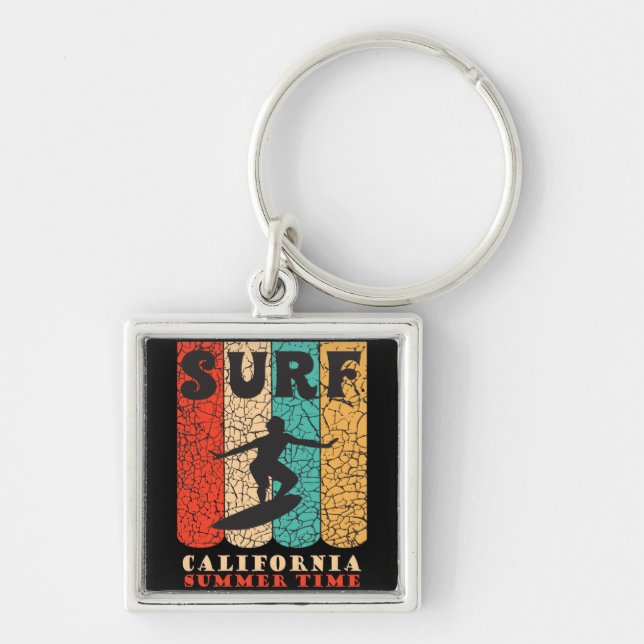 Surf California Keychain (Front)