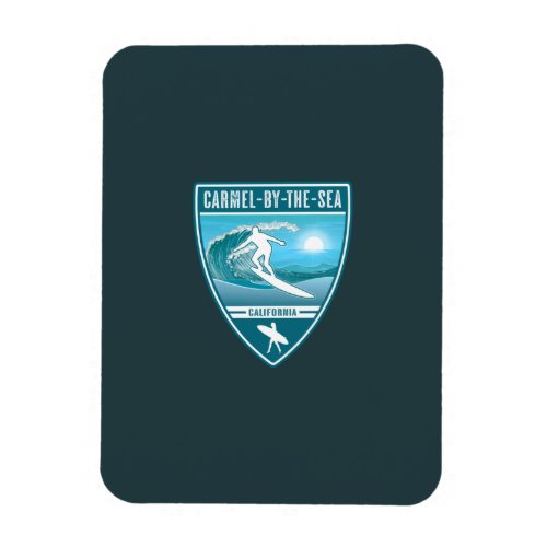 Surf Carmel_By_The_Sea California Magnet