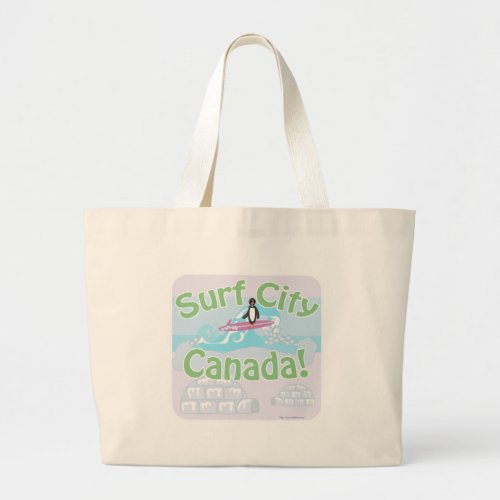 Surf City Canada Large Tote Bag