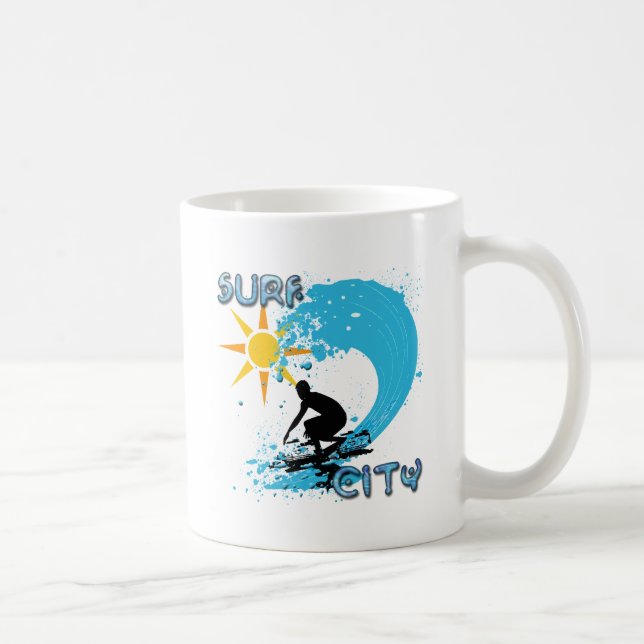 SURF CITY COFFEE MUG (Right)