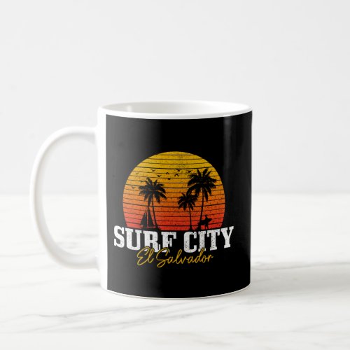 Surf City El Salvador Surfing Surfer Coffee Mug