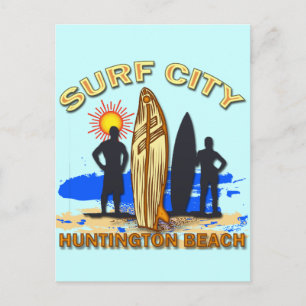 SURF CITY HUNTINGTON BEACH POSTCARD