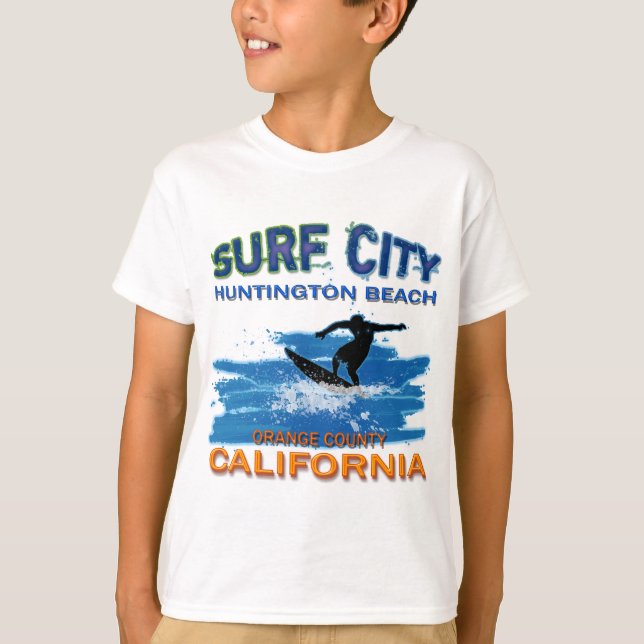 SURF CITY HUNTINGTON BEACH T-Shirt (Front)