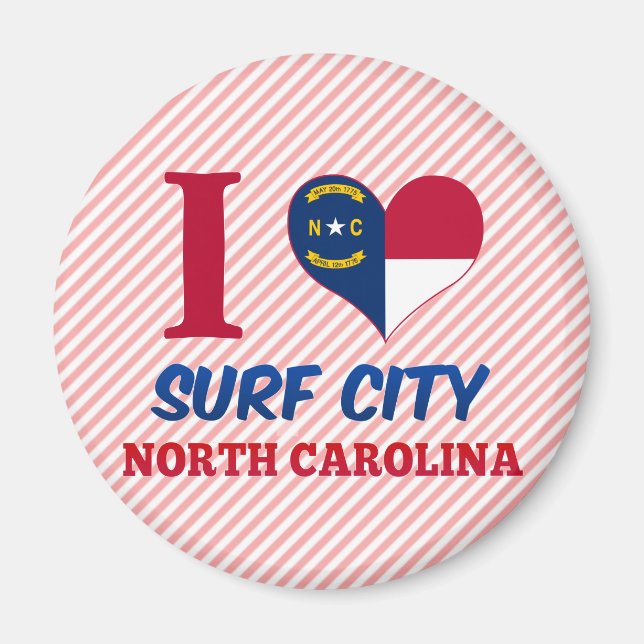 Surf City, North Carolina Magnet (Front)