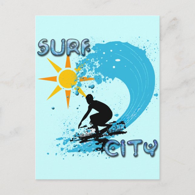 SURF CITY POSTCARD (Front)