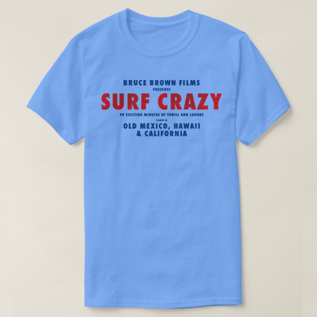 Surf Crazy T-Shirt (Design Front)