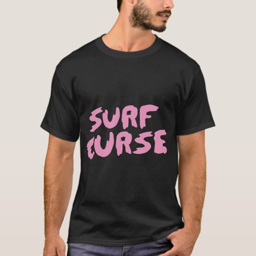 Surf Curse Sticker T_Shirt
