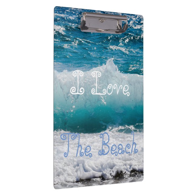 Surf Dive Beach Sea Foam Swim Destiny's Destiny Clipboard (Right)