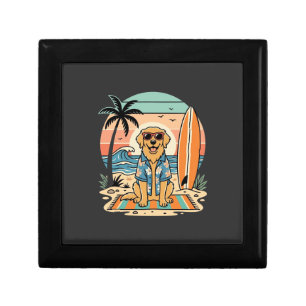 Surf Dog Retro Beach Summer Gift Box