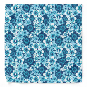 Surf Floral Hibiscus Pattern Bandana