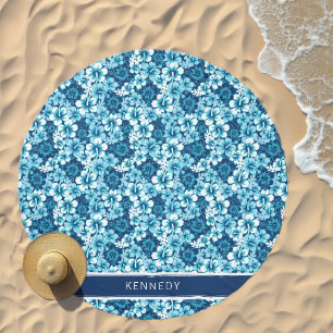 Surf Floral Hibiscus Pattern Beach Towel