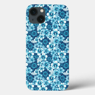 Surf Floral Hibiscus Pattern iPhone 13 Case