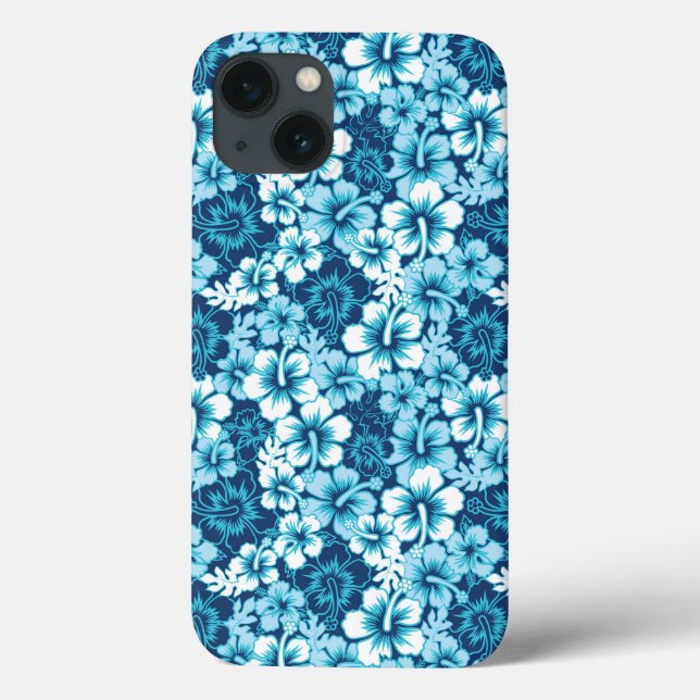 Surf Floral Hibiscus Pattern Case-Mate iPhone Case (Back)
