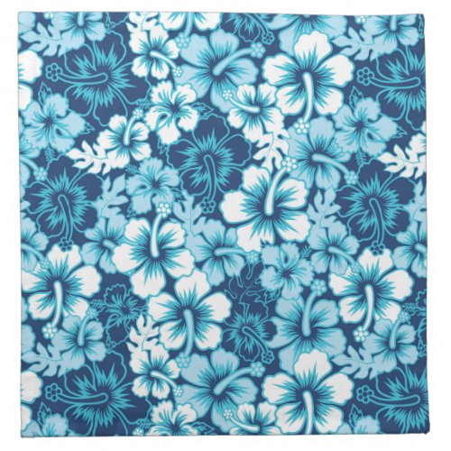 Surf Floral Hibiscus Pattern Napkin