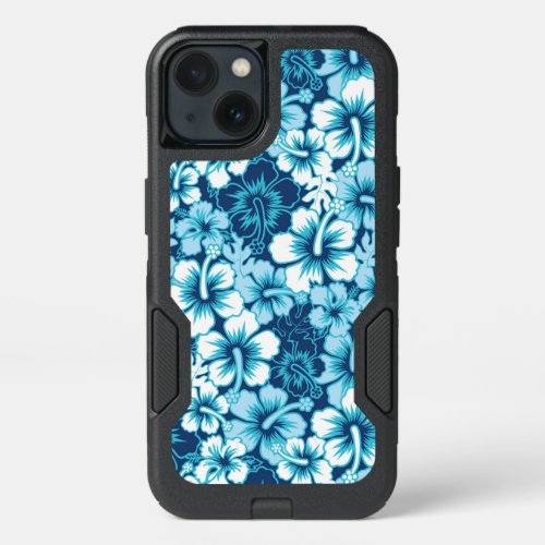 Surf Floral Hibiscus Pattern iPhone 13 Case