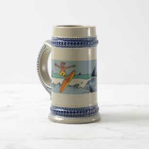 Surf Florida blue stein