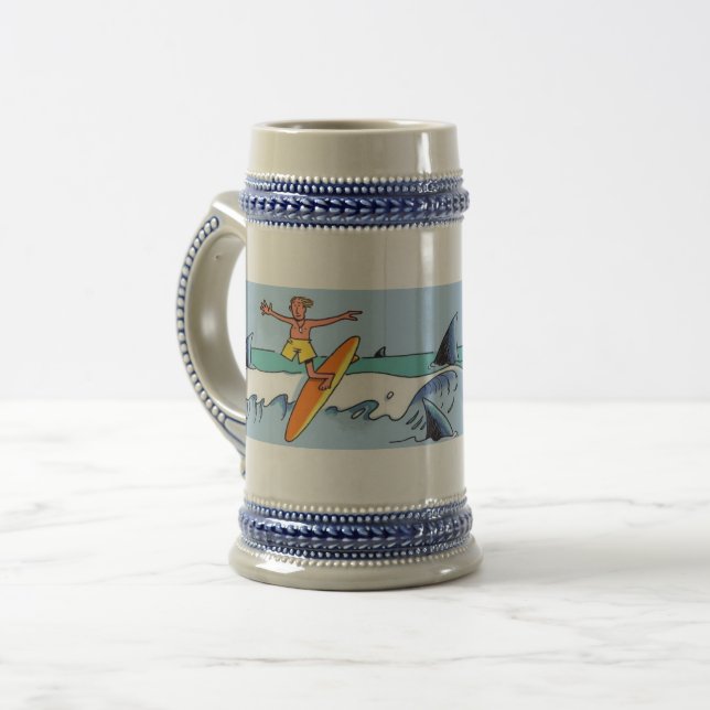 Surf Florida blue stein (Front Left)