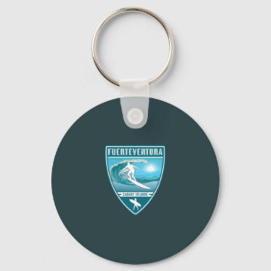 Surf Fuerteventura Canary Islands Spain Keychain