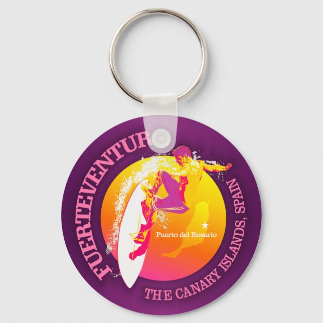 Surf Fuerteventura Keychain (Front)