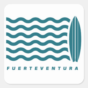 Surf Fuerteventura Square Sticker