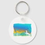 Surf Girl Keychain