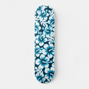 Surf graphic floral skateboard