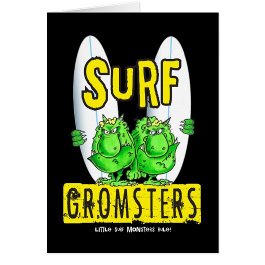 Surf Gromsters black Cards (Front)