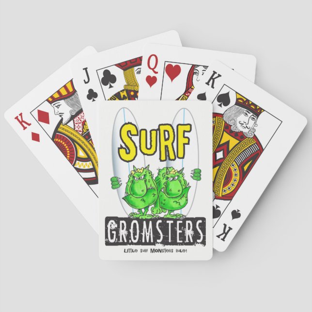 Surf Gromsters Poker Cards (Back)
