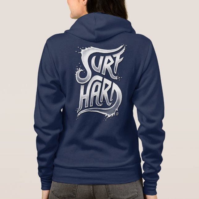 Surf Hard Hoodie (Back)