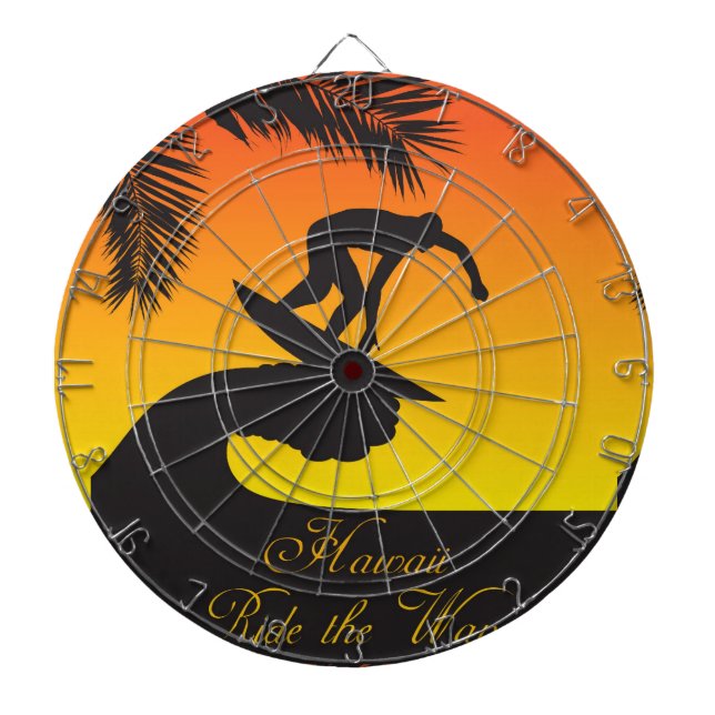 Surf:Hawaii Dart Board (Front)