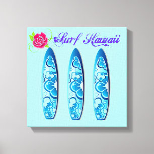 Surf Hawaii Surfboards Canvas Print