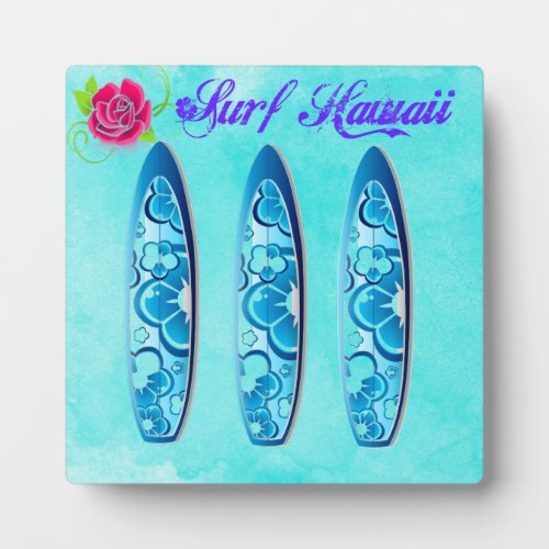 Surf Hawaii Surfboards Plaque