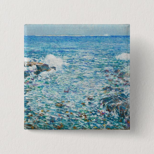 Surf, Isles of Shoals Pinback Button (Front)